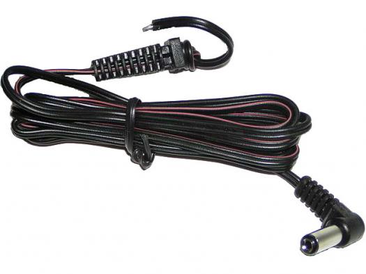 Wtyk k�towy DC 2.1x5.5 z przewodem