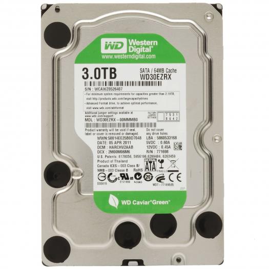 WD30EZRX - 3TB seria GREEN